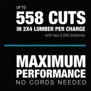 Makita (XSR01PT) 36V (18V X2) LXT® Brushless Rear Handle 7 - 1/4" Circular Saw Kit (5.0Ah) - Pacific Power Tools