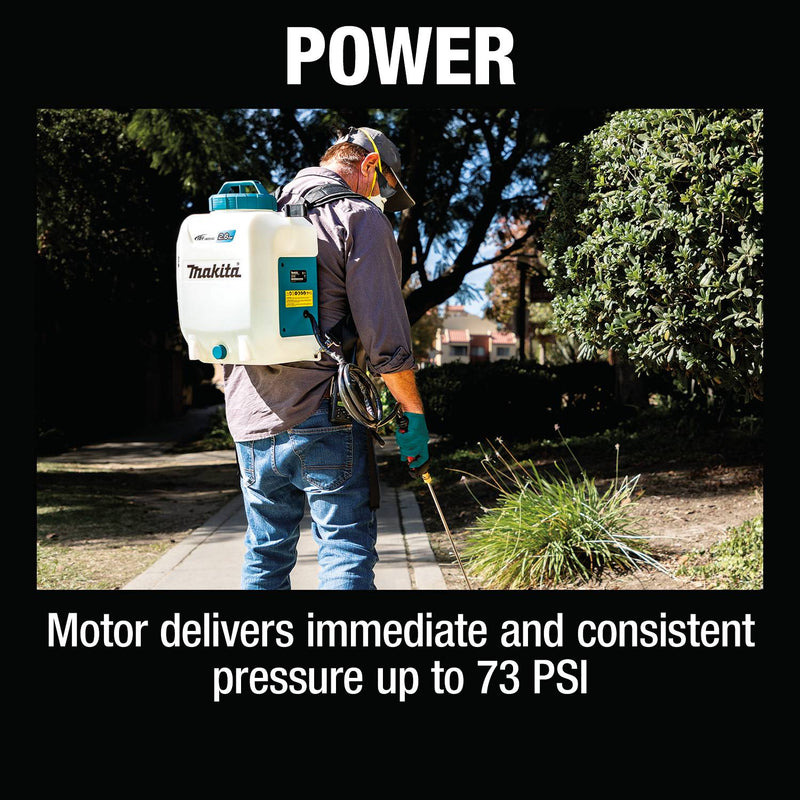 Makita (XSU01Z) 18V LXT® 2.6 Gallon Backpack Sprayer (Tool Only) - Pacific Power Tools