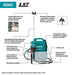 Makita (XSU03Z) 18V LXT® 1.3 Gallon Sprayer (Tool Only) - Pacific Power Tools