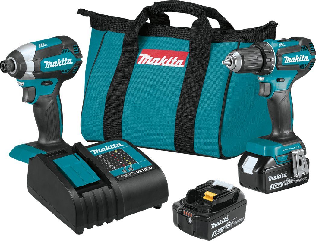Makita (XT281S) LXT® Brushless 2 Pc. Combo Kit - Pacific Power Tools