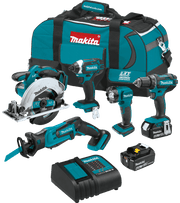 Makita (XT510SM - R) 18V LXT® Lithium - Ion Cordless 5 - pc. Combo Kit (4.0Ah) (Factory Reconditioned) - Pacific Power Tools