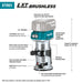 Makita (XTR01Z) LXT® Brushless Compact Router (Tool Only) - Pacific Power Tools