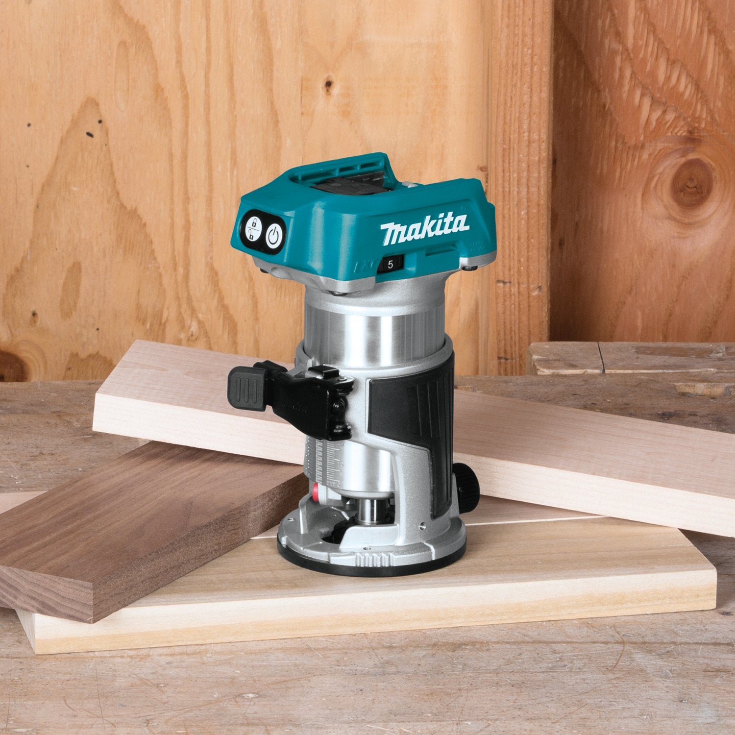 Makita (XTR01Z - R) 18V LXT® Brushless Compact Router (Tool Only) - Pacific Power Tools