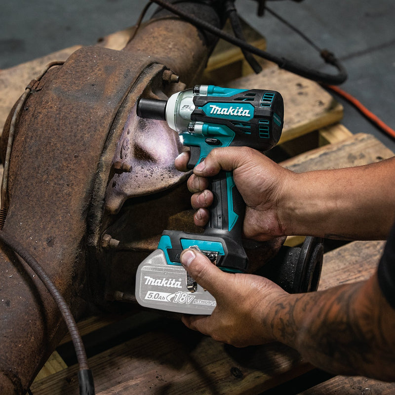 Makita (XWT16Z) LXT® Lithium‑Ion Brushless 4‑Speed 3/8" Sq. Drive Impact Wrench w/ Friction Ring Anvil, Tool Only - Pacific Power Tools