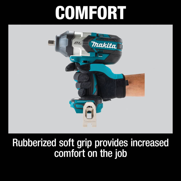 Makita (XWT19Z) 18V LXT® Brushless 3 - Speed 1/2" Sq. Drive Impact Wrench w/ Detent Anvil, (Tool Only) - Pacific Power Tools