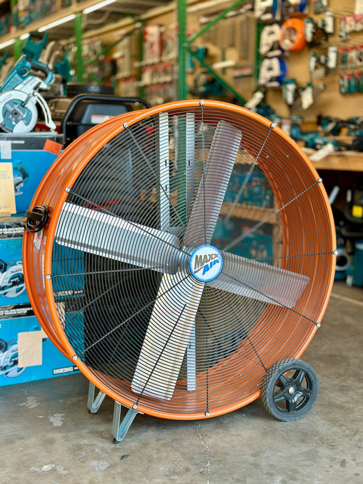 MaxxAir | Pro Series 42 in. 2 - Speed Belt Drive Drum Fan (Factory Reconditioned) - Pacific Power Tools