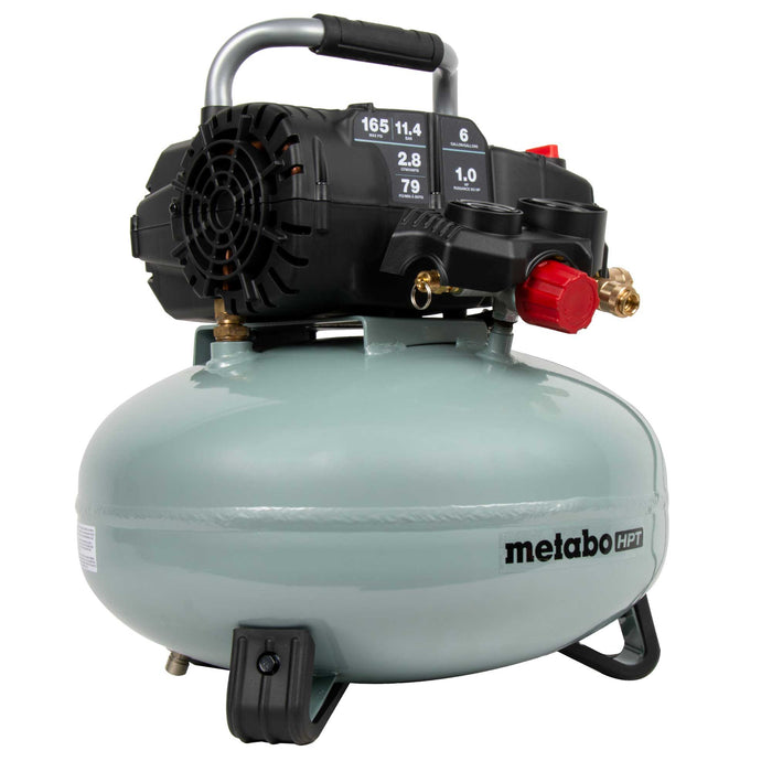 Metabo (EC711S) 6 - Gallon 165PSI Pancake Compressor - Pacific Power Tools