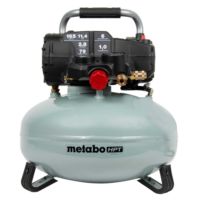 Metabo (EC711S) 6 - Gallon 165PSI Pancake Compressor - Pacific Power Tools