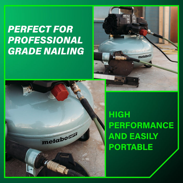 Metabo (EC711S) 6 - Gallon 165PSI Pancake Compressor - Pacific Power Tools