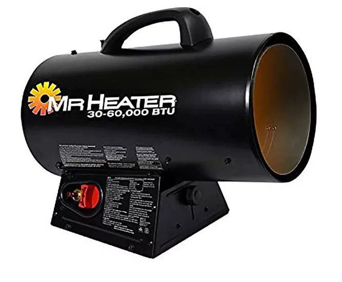Mr. Heater | Portable Outdoor 60,000 BTU Forced Air Propane Shop Heater (Factory Reconditioned) - Pacific Power Tools