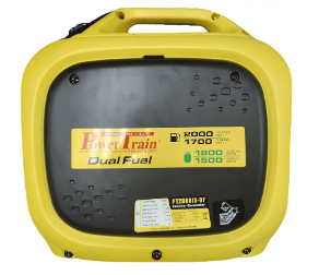 PowerTrain (PT2000IS - DF) Silent Series Dual Fuel 2000 Watt Inverter with recoil start - Pacific Power Tools