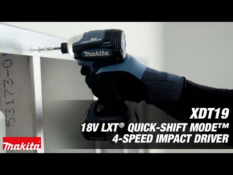 Makita (XDT19Z-R) 18V LXT® Brushless Quick‑Shift Mode™ 4‑Speed Impact Driver (Tool Only) (Factory Reconditioned)