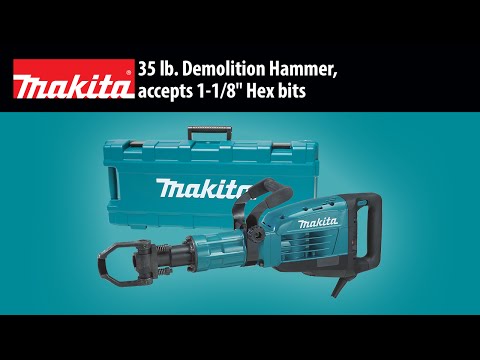 Makita (HM1307CB-R) 35 lb. Demolition Hammer (Factory Reconditioned)