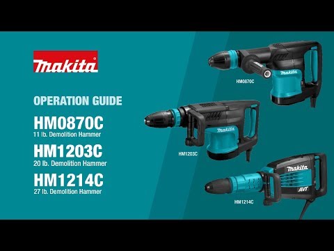 Makita (HM1203C-R) 20 lb. SDS‑MAX Demolition Hammer (Factory Reconditioned)