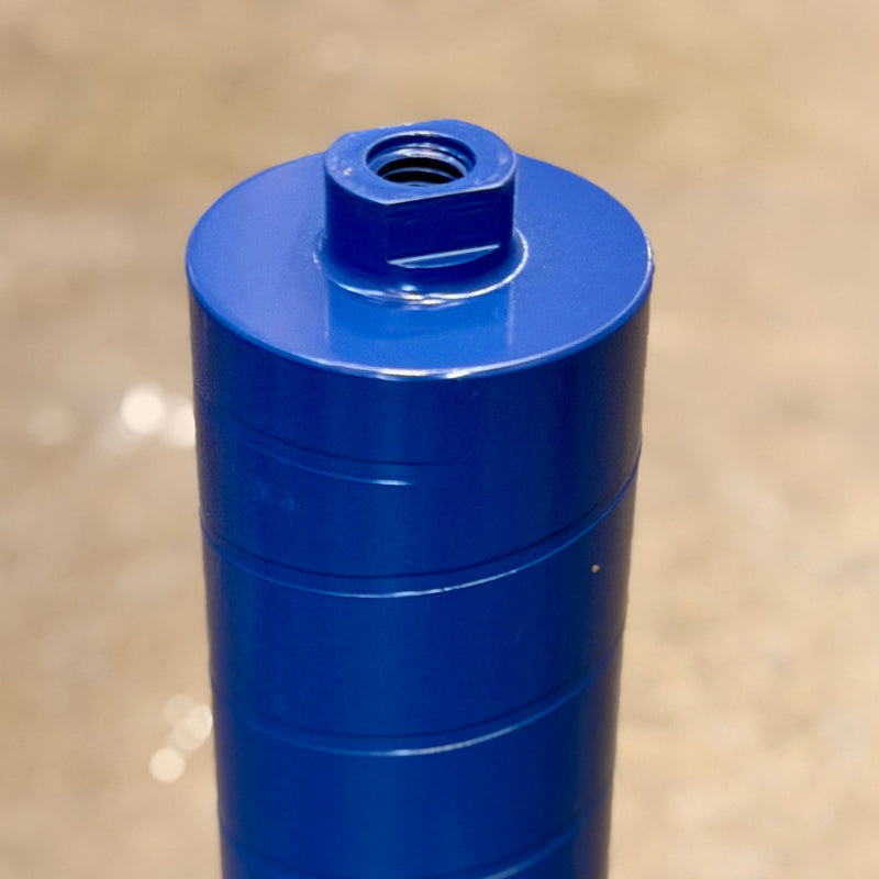 Pro Diamond 3" Dry Core Bits, 9" Tube Length, 7.5MM; Premium Blue Turbo, SOLID BARREL - Pacific Power Tools