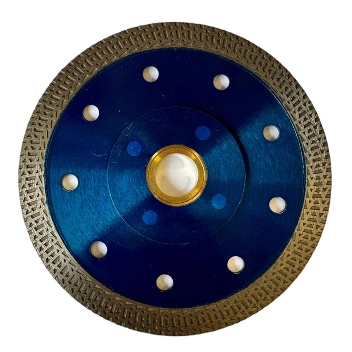 Pro Diamond 4 - 1/2" Ultra Premium Diamond Mesh Tile Blade w/ Flange (Blue) - Pacific Power Tools