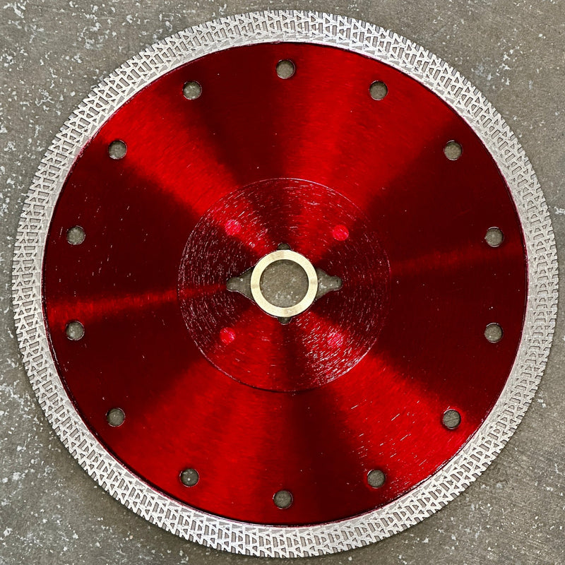 Pro Diamond 7" Diamond Mesh Tile Blade (RED) - Pacific Power Tools