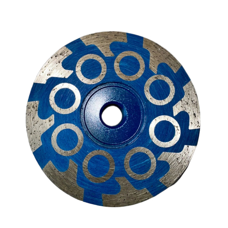 Pro Diamond (CWR04005UC) Resin Cup Wheels 4" COARSE (blue resin) 5/8 - 11 (Granite/Stone) - Pacific Power Tools
