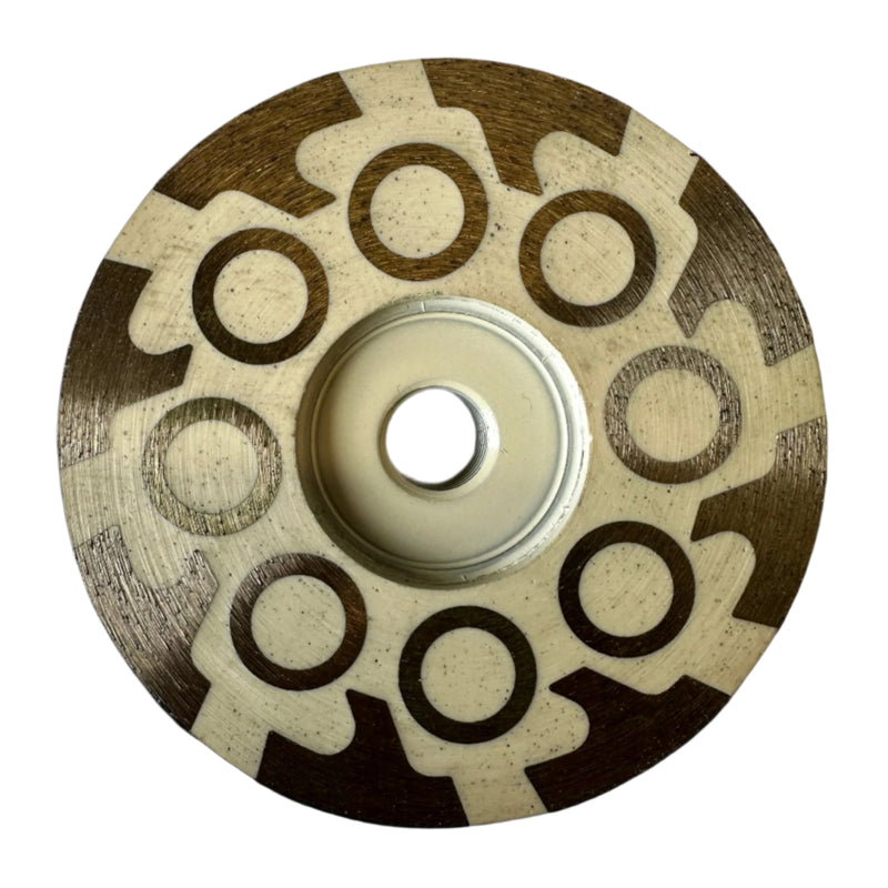 Pro Diamond (CWR04005UF) Resin Cup Wheels 4" FINE (white resin) 5/8 - 11 (Granite/Stone) - Pacific Power Tools