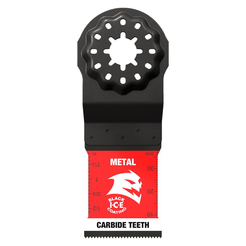 Diablo (DOS125CF10) 1-1/4" AMPED™ Steel Demon™ Starlock Carbide Teeth Oscillating Blades for Metal (10-pk)