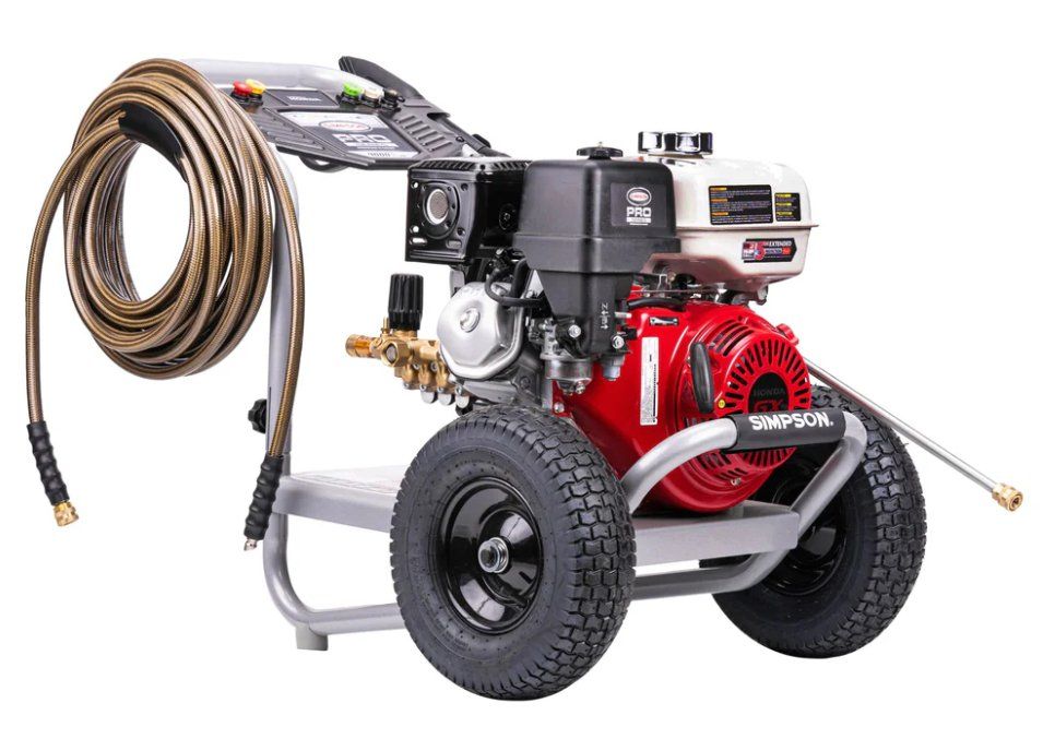 Simpson | 4000 PSI at 3.5 GPM Honda GX270 with AAA Triplex Pump Cold Water  Professional Gas Pressure Washer (Factory Reconditioned)