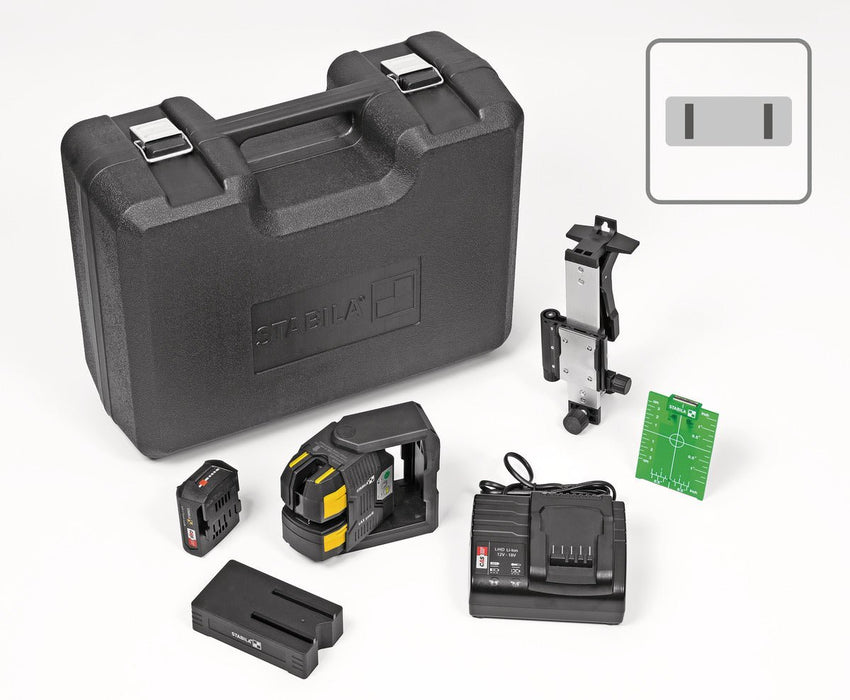 STABILA (03520) Cross - line laser LAX 500 G, 12V, 7 - Piece System - Pacific Power Tools