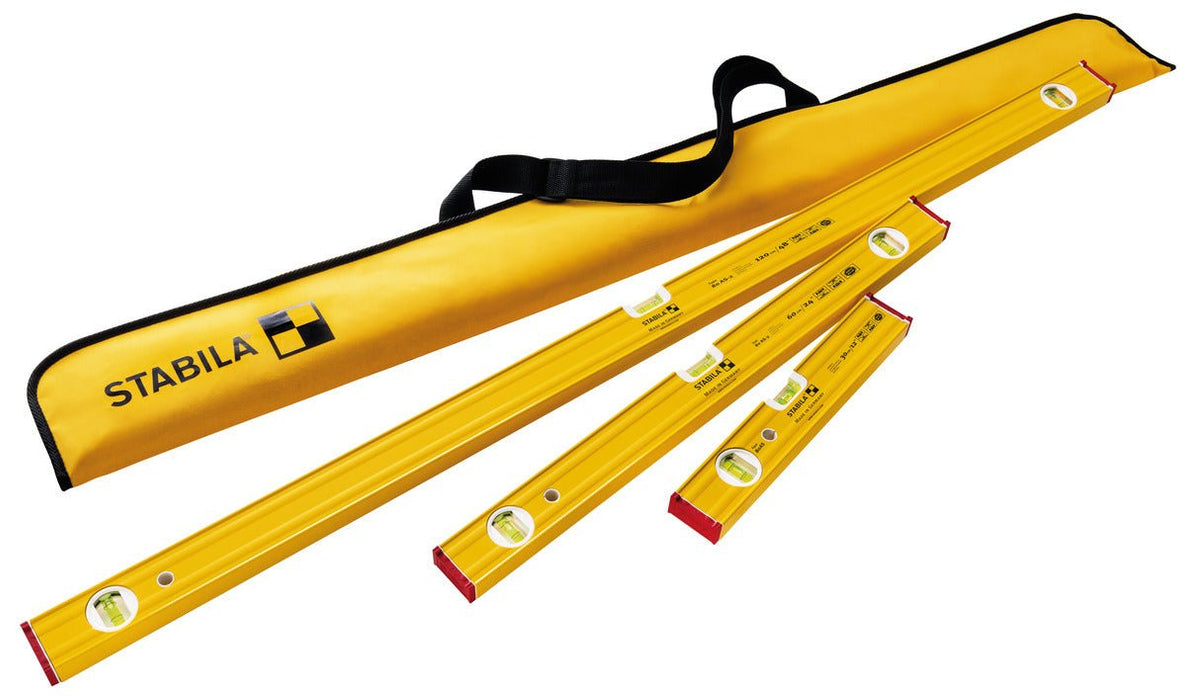 Stabila (29840) PRO SET 12", 24", & 48" TYPE 80 AS - 2 LEVEL SET & CASE - Pacific Power Tools