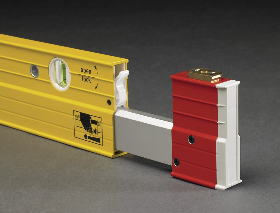 STABILA (35712) Type 106T Extendable 7' - 12' Plate Level w/Removable Standoffs - Pacific Power Tools