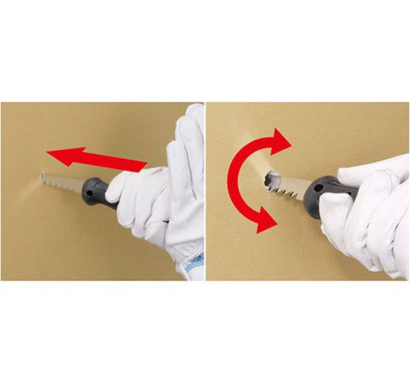 Tajima | GT Jab Saw™ reinforced jab saw with twin rows of razor-sharp cutting teeth - Pacific Power Tools