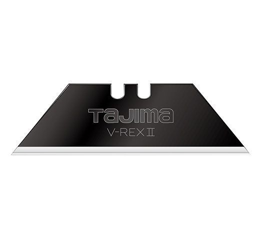 Tajima | V-REX™ II, premium tempered steel utility knife blades, 100-blade safety dispenser - Pacific Power Tools