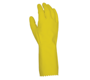 Task Glove (CH2118 - 12) CHEM101® - 18 mil Yellow Latex, 12" length, Flock Lined, Diamond shaped grip (12 pack) - Pacific Power Tools
