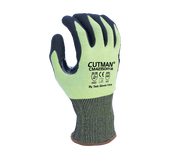 TASK Gloves (CM42350HY) CUTMAN® - 18 Gauge Hi - Vis Yellow HDPE shell, Black Micro - Foam Nitrile Palm coated, Reinforced Thumb Saddle, ANSI Cut A4, Touchscreen compatible - Pacific Power Tools