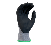 TASK Gloves (OT1002) 15 Gauge Gray Nylon shell, Black Micro - Foam Nitrile Palm coated - Pacific Power Tools
