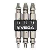 Vega (SES - 3) Screw Extractor Set - 3pc - Pacific Power Tools