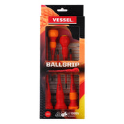 VESSEL (2005PBU) BALL GRIP Insulated Screwdriver 5PC. Set - Pacific Power Tools