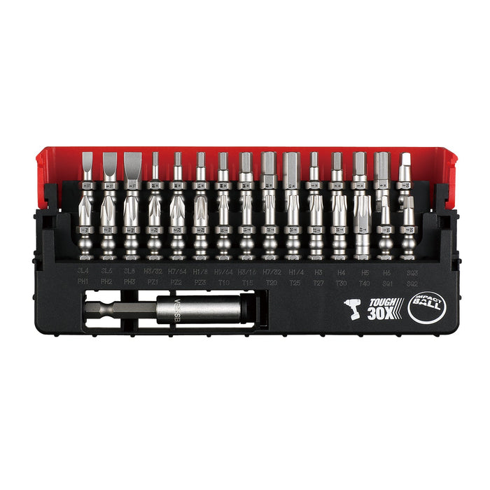 VESSEL (IB31P02U) IMPACT BALL™ Torsion Bit 30+1 PC. - Pacific Power Tools