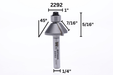 Whiteside (2292) 45 Deg Chamfer Bit, 5/16CL, 1/4SH - Pacific Power Tools